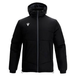ANORAK CURT MACRON ANDES ENCOIXINAT AMB CAPUTXA COLOR NEGRE