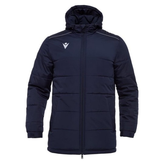 ANORAK LLARG MACRON GYOR ENCOIXINAT AMB CAPUTXA COLOR BLAU MARÍ