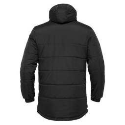 ANORAK LLARG MACRON GYOR ENCOIXINAT AMB CAPUTXA COLOR NEGRO
