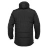 ANORAK LARGO MACRON GYOR ACOLCHADO CON CAPUCHA COLOR NEGRO