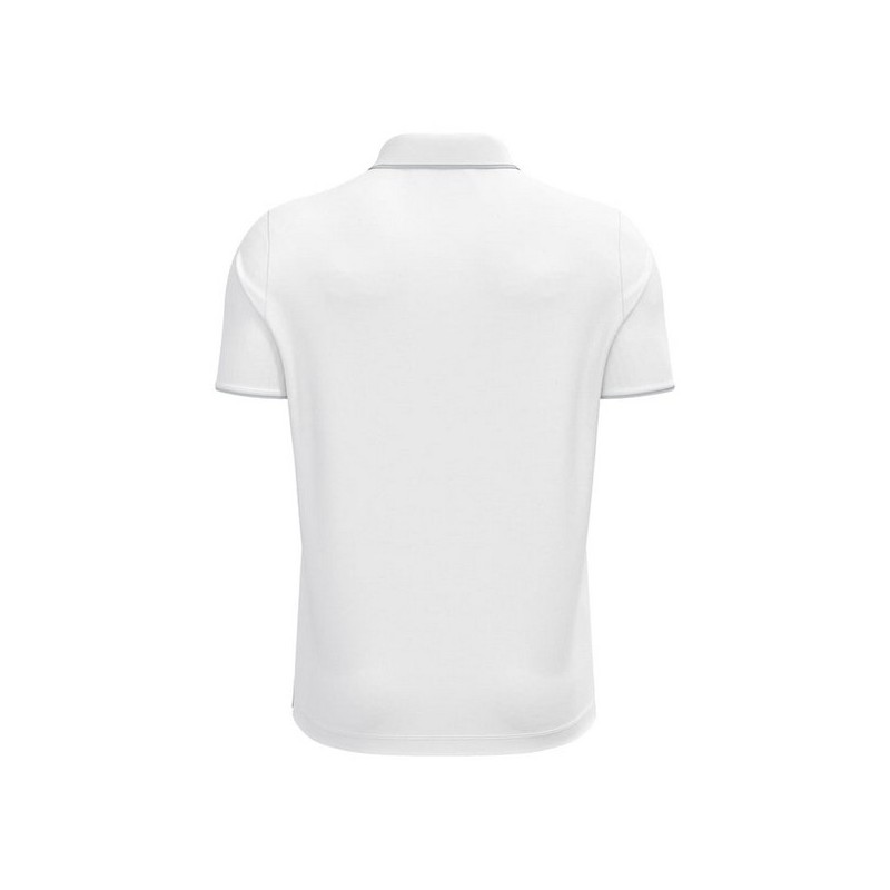 POLO MACRON DRACO HERO COLOR BLANC/GRIS
