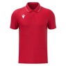 POLO MACRON DRACO HERO COLOR VERMELL/BLANC