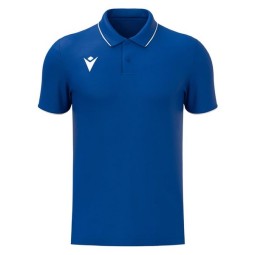 POLO MACRON DRACO HERO COLOR BLAU ROYAL/BLANC