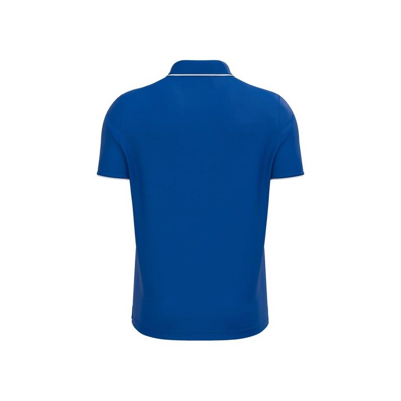 POLO MACRON DRACO HERO COLOR BLAU ROYAL/BLANC