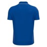 POLO MACRON DRACO HERO COLOR BLAU ROYAL/BLANC