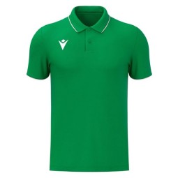 POLO MACRON DRACO HERO COLOR VERD/BLANC