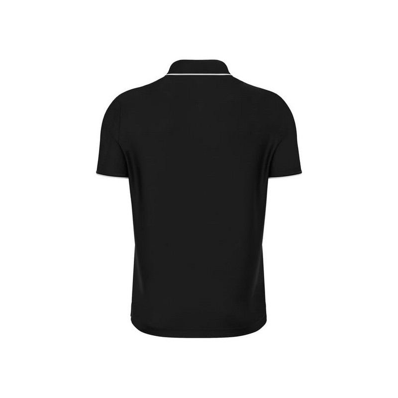 POLO MACRON DRACO HERO COLOR NEGRE/BLANC