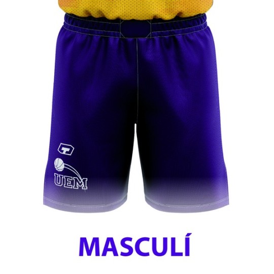 PANTALÓ D'ENTRENAMENT MASCULÍ LILA UEM MATARÓ