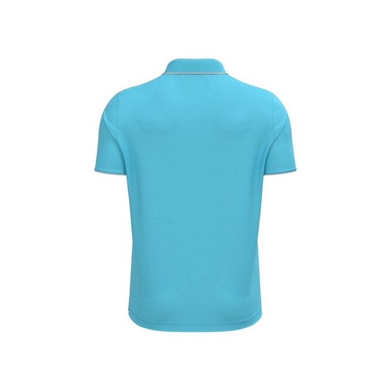 POLO MACRON DRACO HERO COLOR BLAU CEL/BLANC