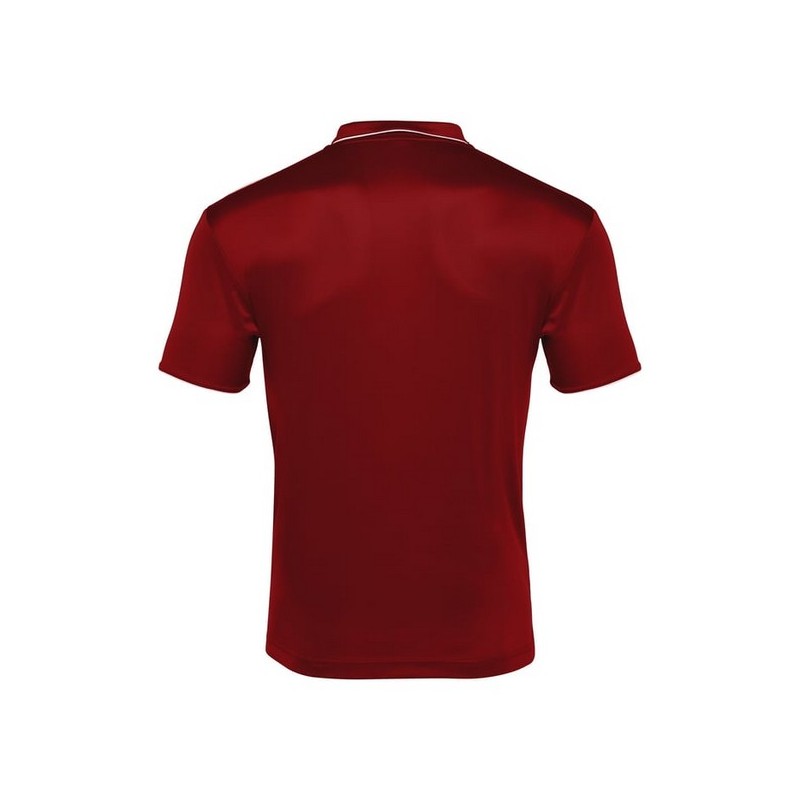 POLO MACRON DRACO HERO COLOR GRANAT/BLANC