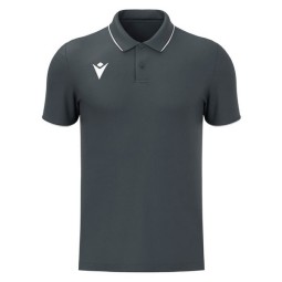 POLO MACRON DRACO HERO COLOR GRIS/BLANC