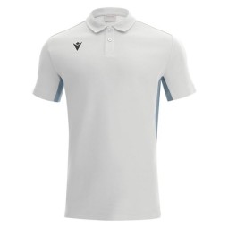 POLO MACRON CLARINET COLOR BLANC/PLATEJAT
