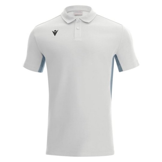 POLO MACRON CLARINET COLOR BLANC/PLATEJAT