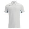 POLO MACRON CLARINET COLOR BLANC/PLATEJAT