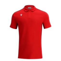 POLO MACRON CLARINET COLOR VERMELL