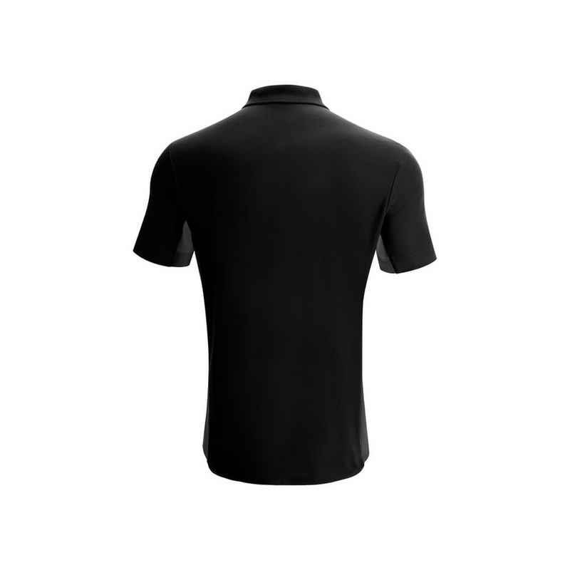 POLO MACRON CLARINET COLOR NEGRO Y GRIS