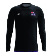 SAMARRETA NEGRA ENTRENAMENT MÀNIGA LLARGA UEM MATARÓ