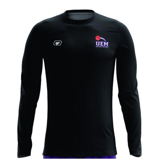 SAMARRETA NEGRA ENTRENAMENT MÀNIGA LLARGA UEM MATARÓ