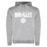 DESSUADORA URBAN GRIS AMB CAPUTXA HANDBOL BANYOLES