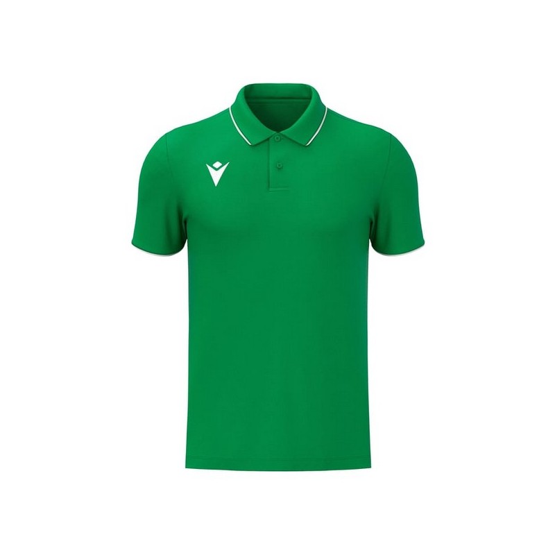 POLO MACRON DRACO HERO FCP COLOR VERD/BLANC - LLEIDA