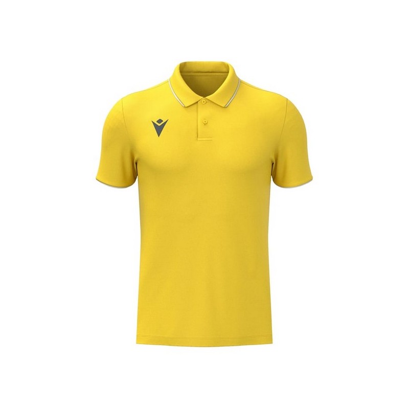 POLO MACRON DRACO HERO COLOR GROC/BLANC - SELECCIONS CATALANES HOQUEI LÍNIA