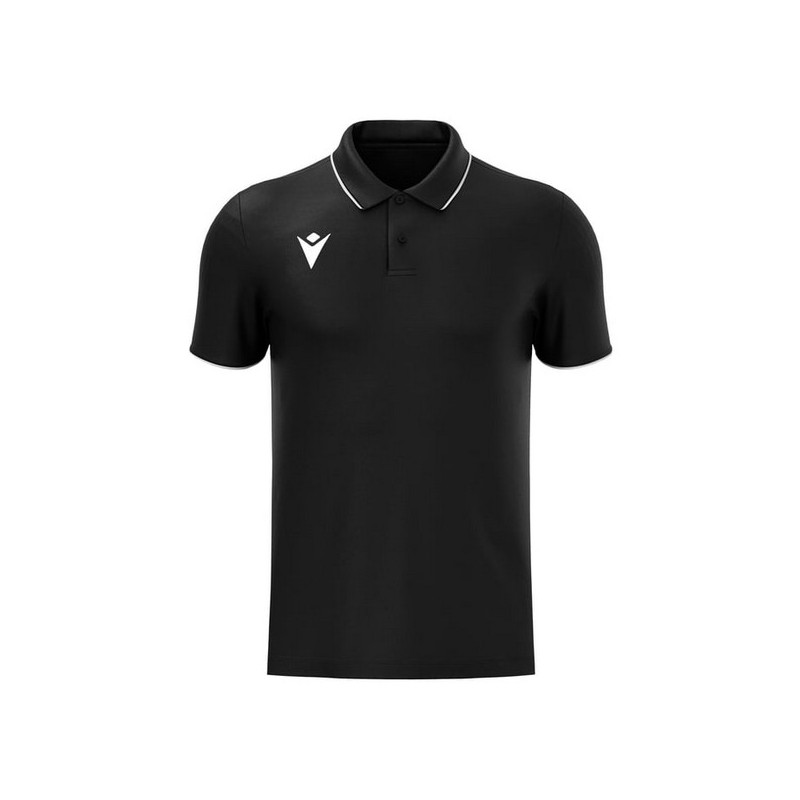 POLO MACRON DRACO HERO COLOR NEGRE/BLANC - SELECCIONS CATALANES D'HOQUEI LÍNIA