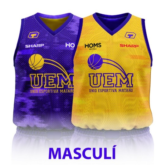 SAMARRETA REVERSIBLE D'ENTRENAMENT MASCULÍ UEM MATARÓ