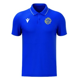 POLO MACRON DRACO HERO MARISTES DE RUBI - COLOR BLAU ROYAL/BLANC