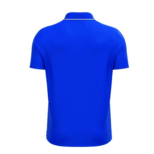 POLO MACRON DRACO HERO MARISTES DE RUBI - COLOR BLAU ROYAL/BLANC