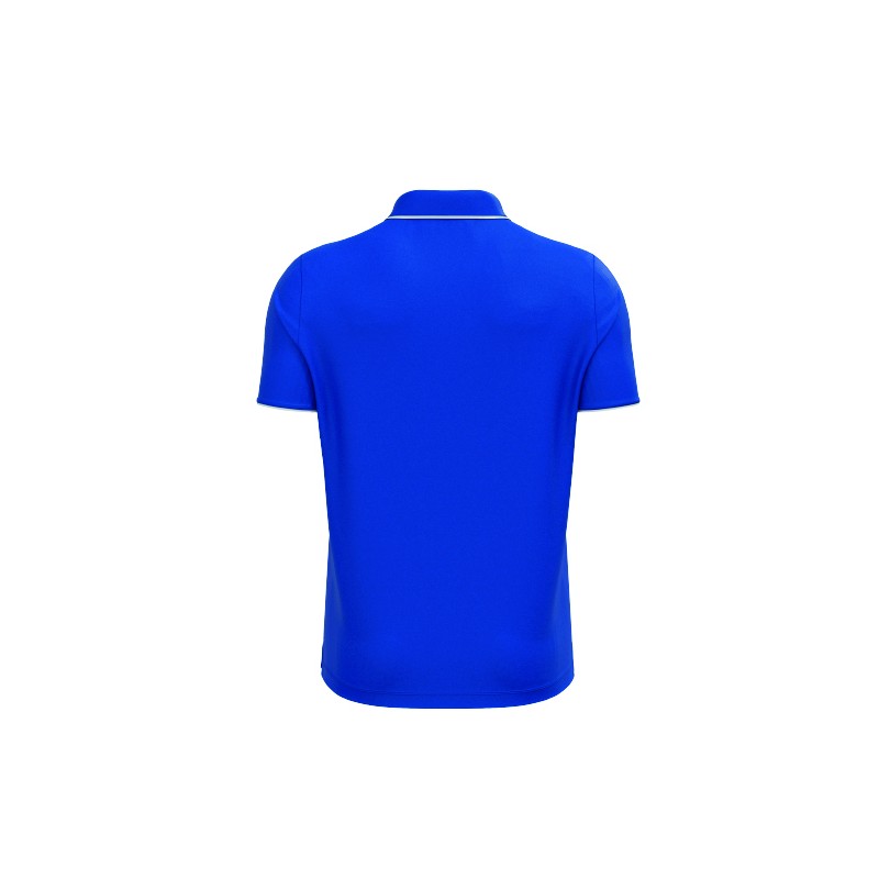 POLO MACRON DRACO HERO MARISTES DE RUBI - COLOR BLAU ROYAL/BLANC