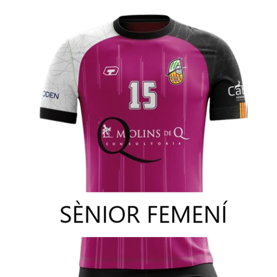 CAMISETA FEMENINA 2A EQUIPACION HANDBOL MOLINS