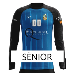 CAMISETA BASE AZUL 2025 DE PORTER HANDBOL MOLINS