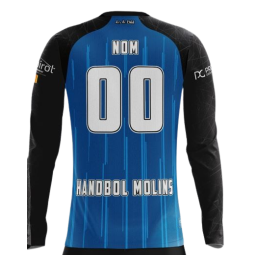 CAMISETA BASE AZUL 2025 DE PORTER HANDBOL MOLINS