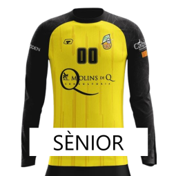 CAMISETA BASE AMARILLO 2025 DE PORTER HANDBOL MOLINS