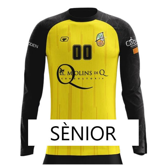 SAMARRETA GROGA 2025 DE PORTER SÈNIOR MASTER HANDBOL MOLINS
