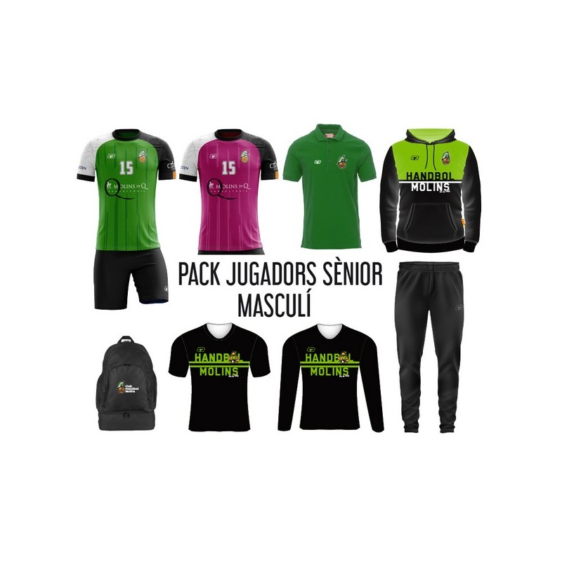 PACK MASCULINO JUGADORES BASE-SENIOR HANDBOL MOLINS