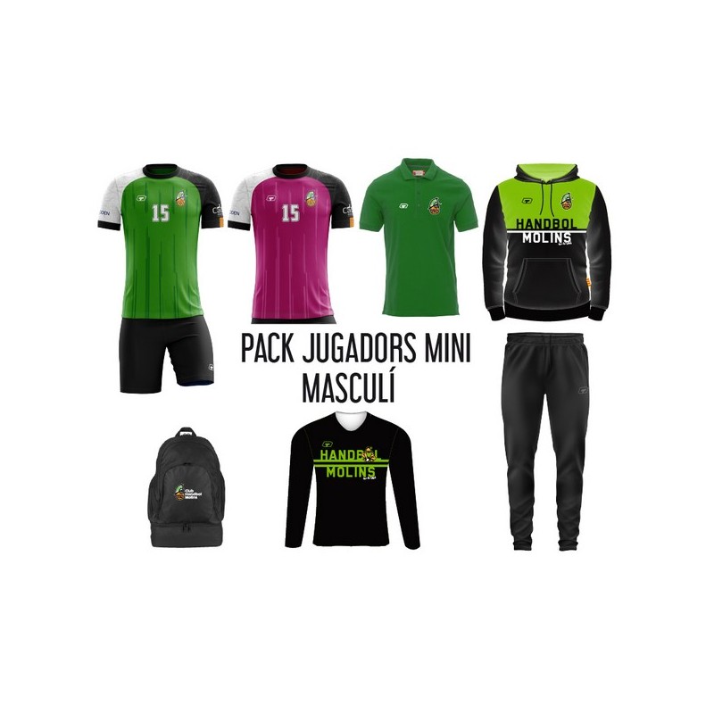 PACK JUGADORS MINI MASCULÍ HANDBOL MOLINS