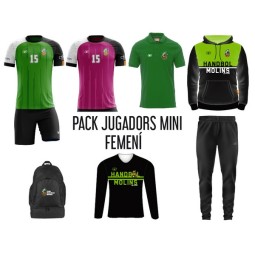 PACK JUGADORES MINI FEMENINO HANDBOL MOLINS