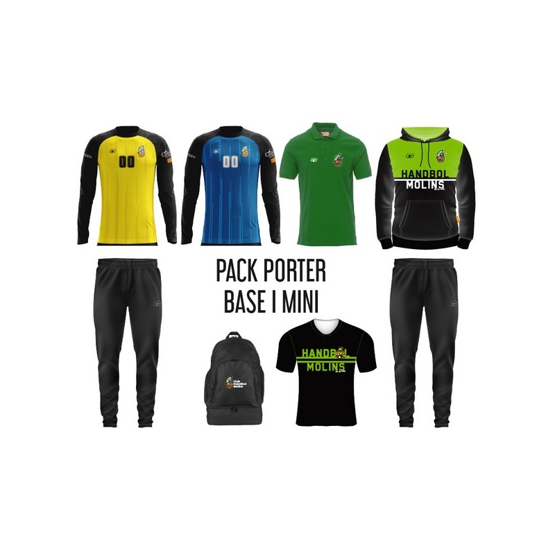 PACK PORTER  BASE i MINI HANDBOL MOLINS