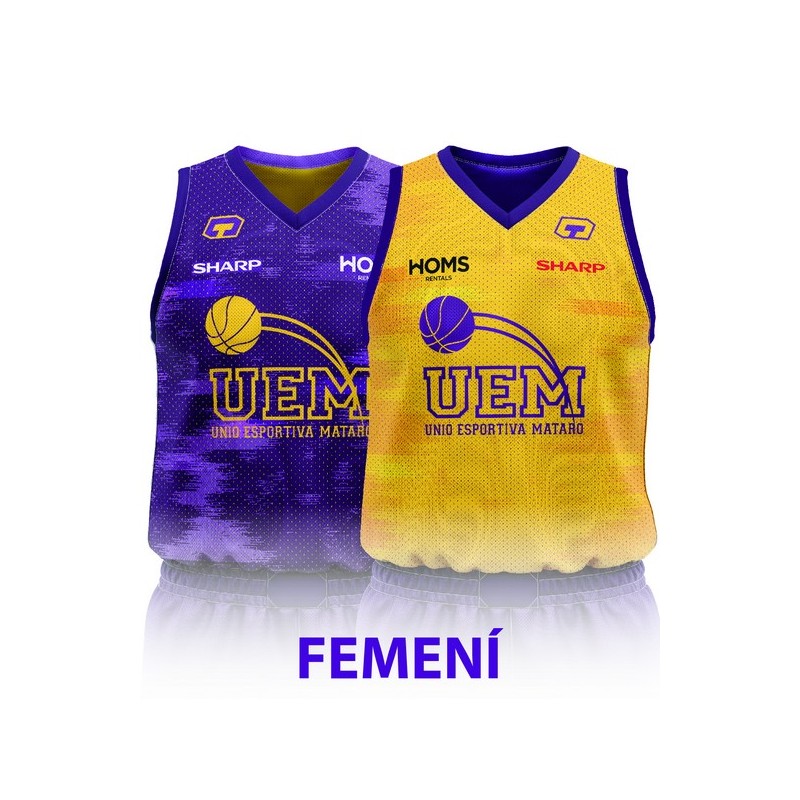 SAMARRETA FEMENINA REVERSIBLE D'ENTRENAMENT UEM MATARÓ