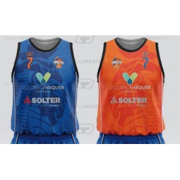 CAMISETA MASCULINA REVERSIBLE DE JUEGO PATROCINADOR EMERSHOP UE RIPOLL
