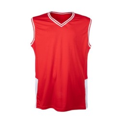 SAMARRETA DE BÀSQUET COLL PIC COLOR VERMELL/BLANC AQR