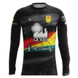 CAMISETA DE PORTERO NEGRA UEH BARBERÀ