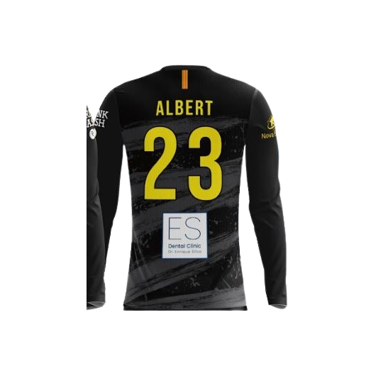 CAMISETA DE PORTERO NEGRA UEH BARBERÀ