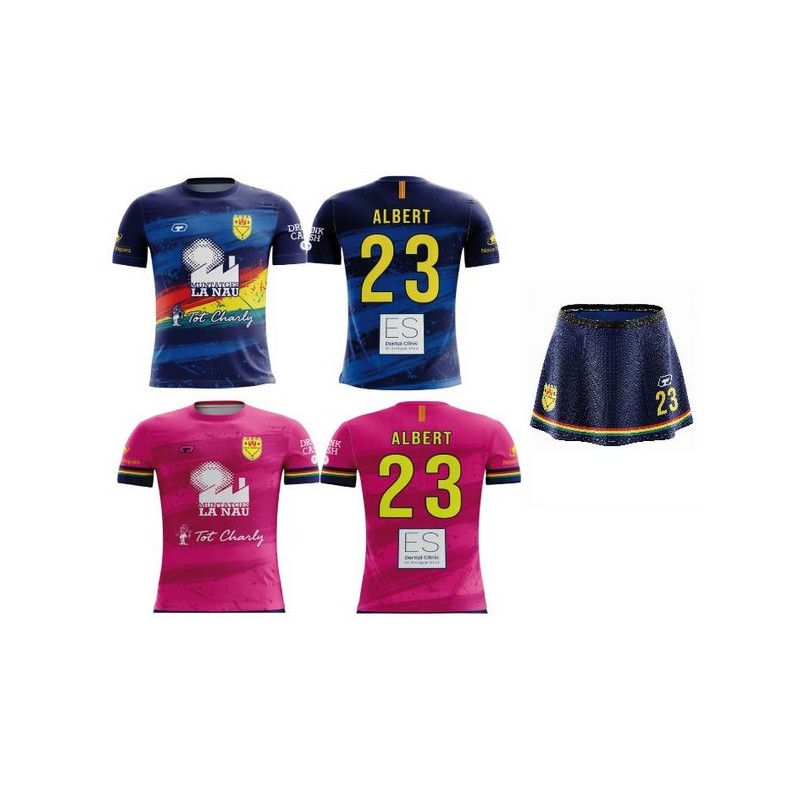 PACK JUGADOR AMB FALDILLA UEH BARBERÀ