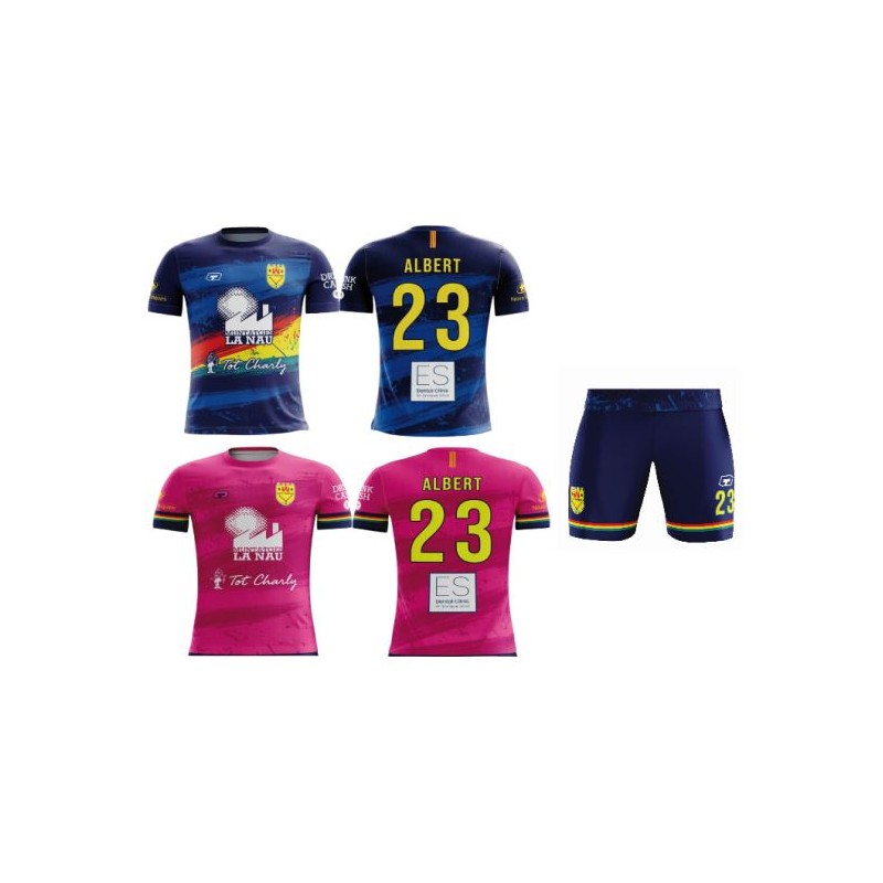 PACK JUGADOR AMB PANTALÓ UEH BARBERÀ