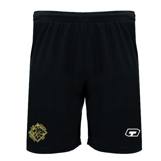 PANTALÓ DE BÀSQUET ENTRENAMENT COLOR NEGRE + ESCUT MARISTES DE RUBÍ