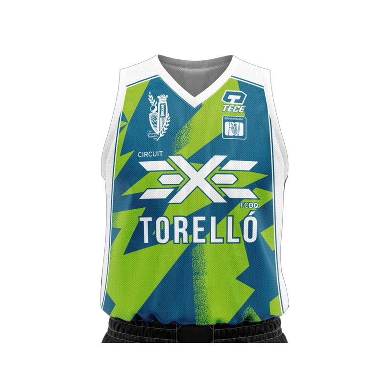 CAMISETA DE BALONCESTO MASCULINO ECO PRICE "TORELLÓ" TOP LINE DE TC FULL PRINT