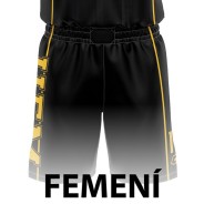 PANTALÓN DE BALONCESTO FEMENINO NEGRO UE MATARÓ-FEMENÍ MARESME