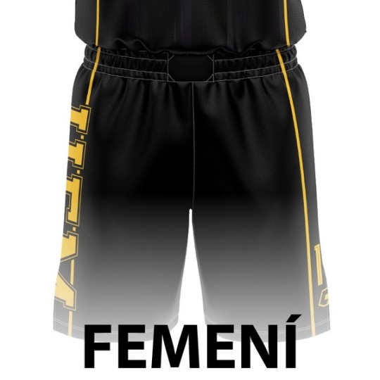 PANTALÓN DE BALONCESTO FEMENINO NEGRO UE MATARÓ-FEMENÍ MARESME